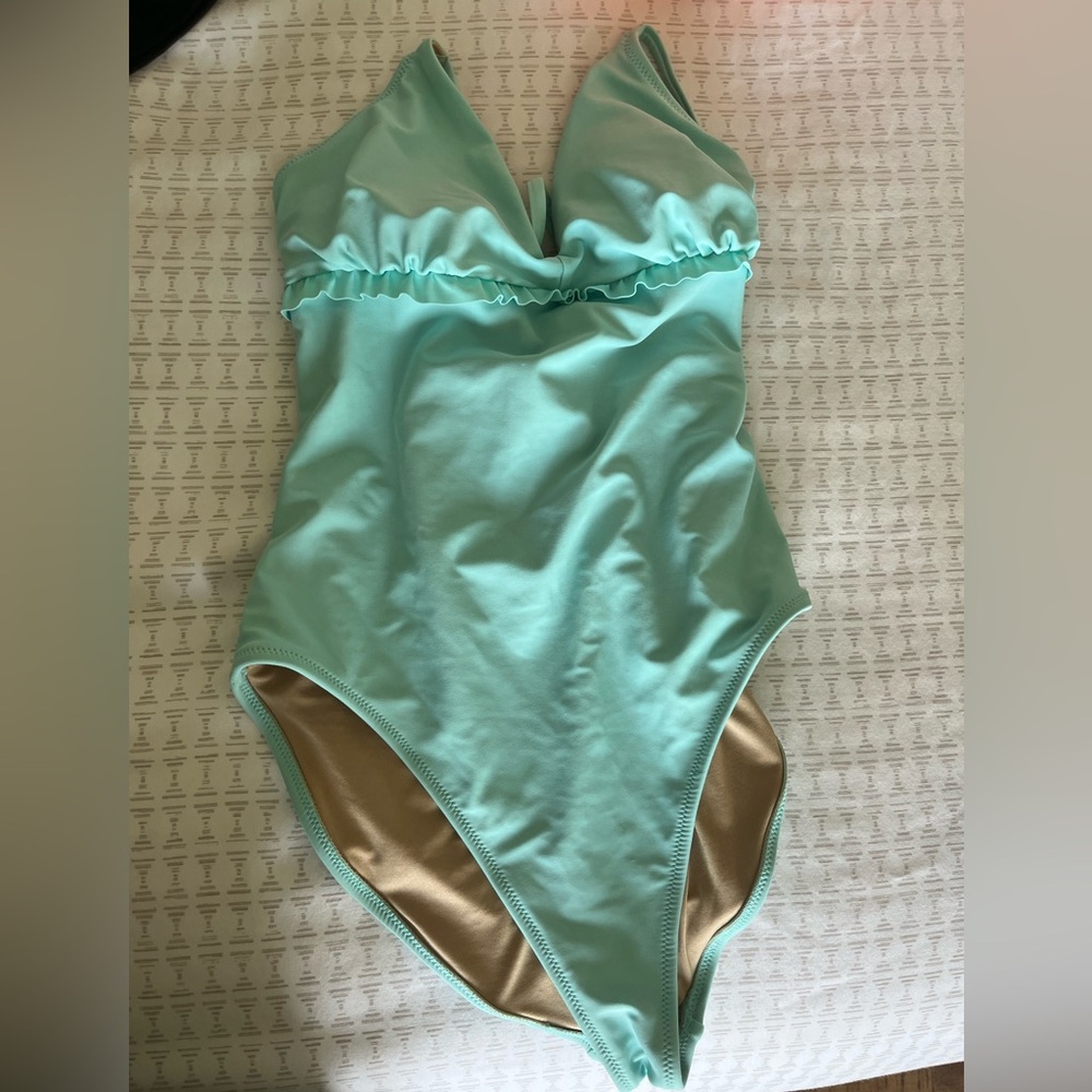 Old Navy Mint Green One Piece Swimsuit